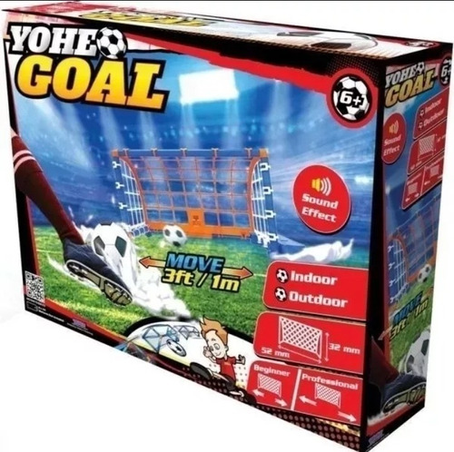 Arco De Fútbol Móvil Con Pelotas Toys Goal Ronda Toys 