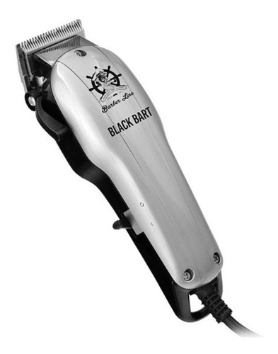 Cortadora De Pelo Eurostil Barber Line Black Bart Plata Y Negra 220v - 240v