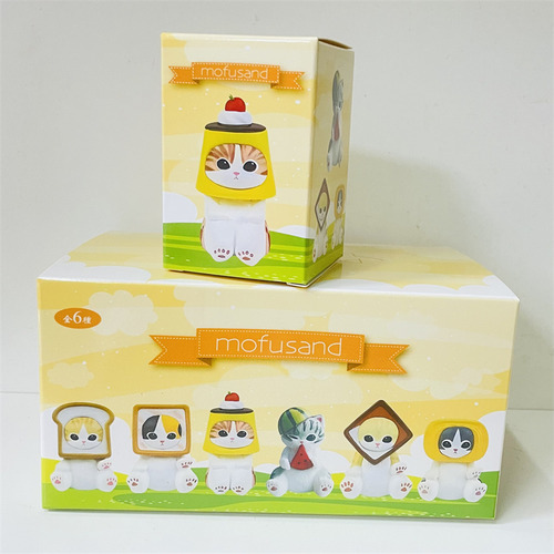 Mofusshark Cat Blind Box Toast Pudding Bread Cat