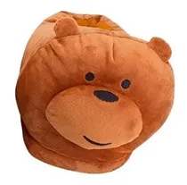 Comprar Babuchas Escandalosos We Bare Bears Pardo Osos Niño Pantufla