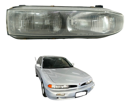 Farol Direito Mitsubishi Galant 1993 1994 1995 1996 Usado
