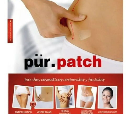 Parche Vientre Plano Pur-patch Reductor X 28 U Dermassy