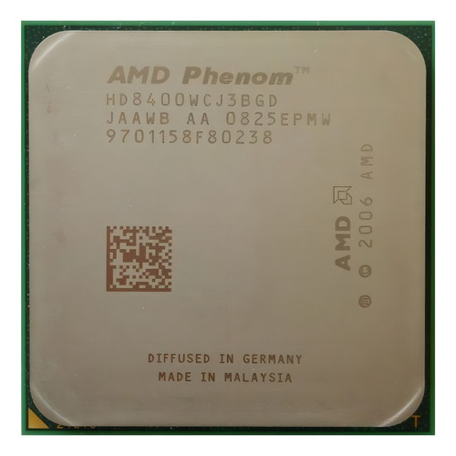 Processador AMD Phenom X3 8400 HD8400WCJ3BGD de 3 núcleos e 2.1GHz de frequência