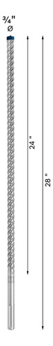 Broca Para Concreto Bosch Expert Sds Max-8x Ø3/4x24x28