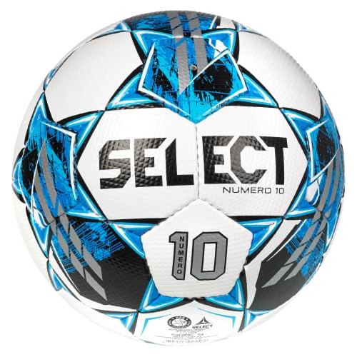 Seleccione Numero 10 V22 Bola De Fútbol, Blanco / Azul, Tama