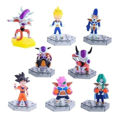 Figura Muñeco Set Anime Dragon Ball Goku Freezer Vegeta Mas