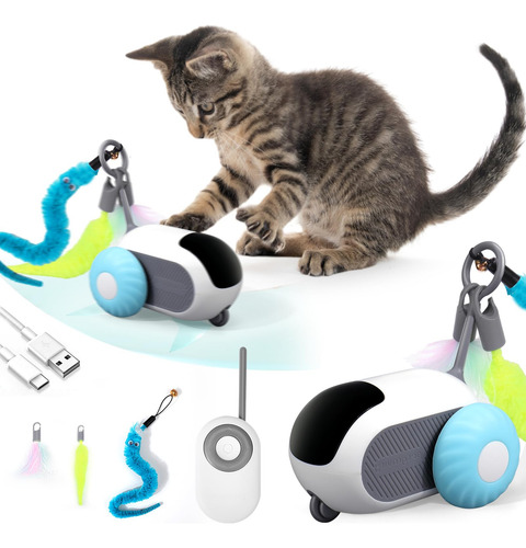 Juguete Interactivo Para Gatos Baborui Con Control Remoto Re