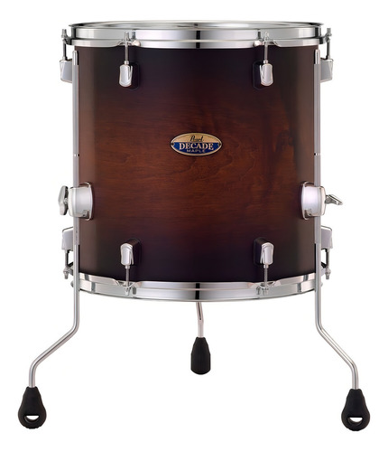 Bateria Pearl Decade Maple 5 Cuerpos B20 T10 T12 Tf14 R14x5 Dmp905p/c 260 Satin Brown Color Sunburst
