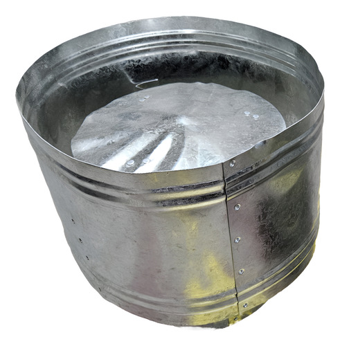 Sombrero Sombrerete Venturi 6 Galvanizado Salamandras Plateado