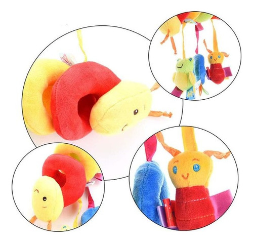 Juguete Para Portabebe Y Carriola De Bebé, Gusano Ajustable