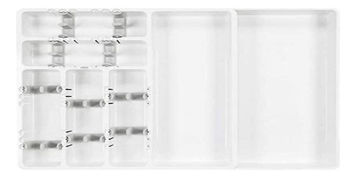 Organizador Expandido De Utensilios Grande, Color Blanco