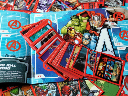 Avengers Album Sd Todas Las Figuritas Para Completarlo