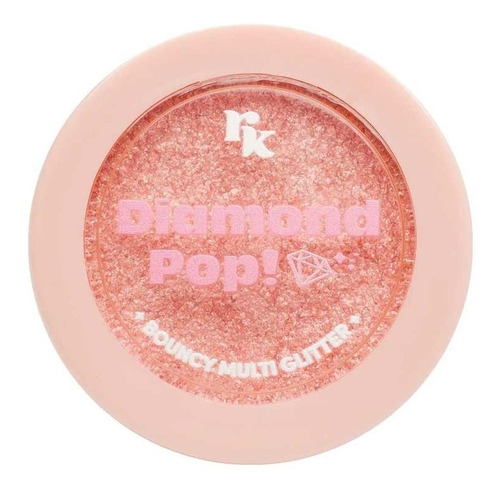 Imagem 3 de 3 de Diamond Pop Rose Shine Rk By Kiss - Bouncy Multi Glitter