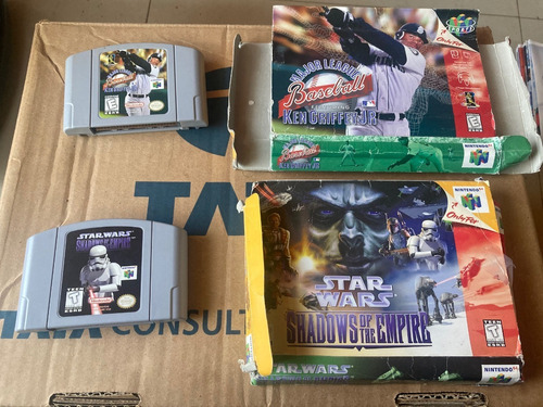 Pack 3 Juegos N64 Y Gba Con Caja Dañada (Usado)