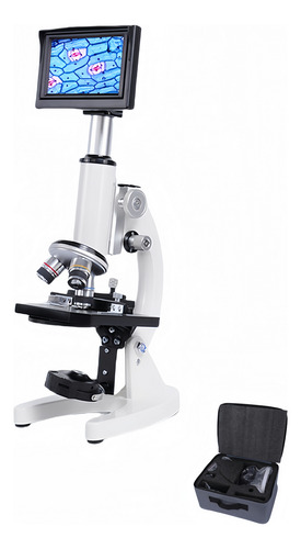 Microscopio Óptico Biología Educación Escolar Pantalla Kit