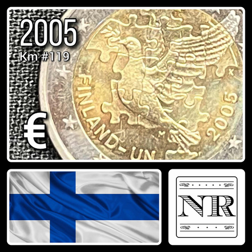 Finlandia - 2 Euros - Año 2005 - Paloma Puzzle - Km #119