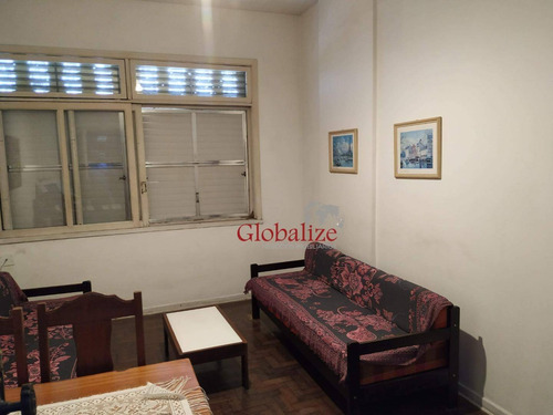 Apartamento Com 2 Dormitórios À Venda, 70 M² Por R$ 450.000,00 - José Menino - Santos/sp - Ap0751