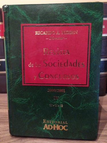 Revista De Las Sociedades Y Concursos Tomo 4 - Nissen, R