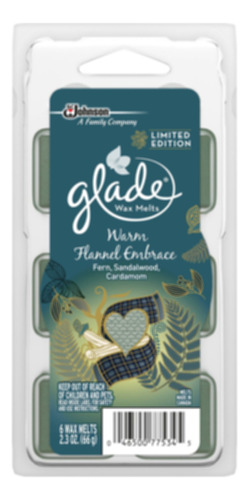 Glade Wax Melts Warm Flannel Embrace 2.3 Oz
