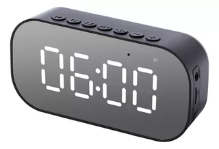 Reloj Despertador Y Parlante Bluetooth Alarma Radio Micro Sd