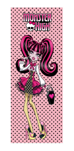 Adesivo Para Porta Auto Colante Monster High Boneca Mod.372