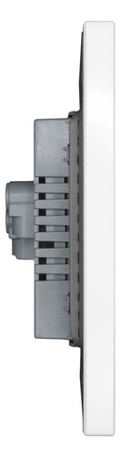 Paq Con 3 Placas Con 2 Contactos Y 2 Entradas Usb Flat Lucek 16 A 250v Blanco