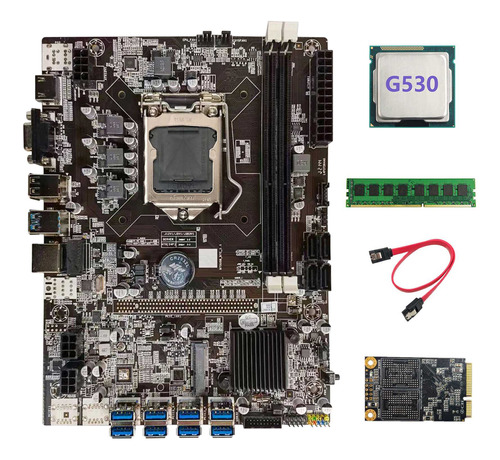 Placa Base B75 Usb Bct+cpu G530+ddr3 4 Gb 1600 Mhz Ram