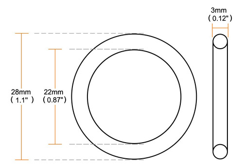 Selo De Óleo 4 Mm X 135 Mm