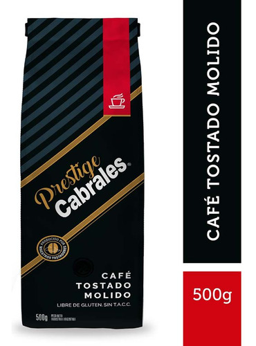 Café Cabrales Prestige Tostado Molido - Sin Azúcar 500g