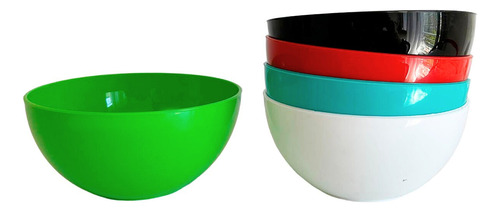  Bowls 14cm 700ml Plástico Irrompible Carol Colores X6u