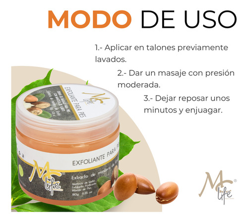 Kit Mc Life Cuidado De Pies + Aceite Masaje Anticelulitis
