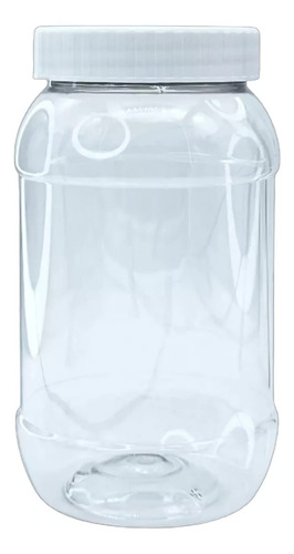 Envase Tarro Pet Cilindro 500ml Con Tapa Plana (200 Pza)