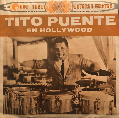 Disco Lp - Tito Puente Y Su Orquesta / En Hollywood. Album 