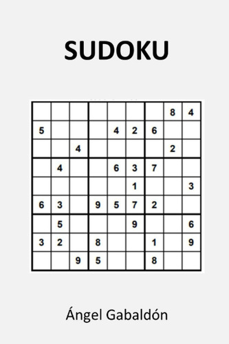 Sudoku: Nivel Intermedio (spanish Edition), De Gabaldón, Ángel., Vol. 1. Editorial Oem, Tapa Blanda En Español