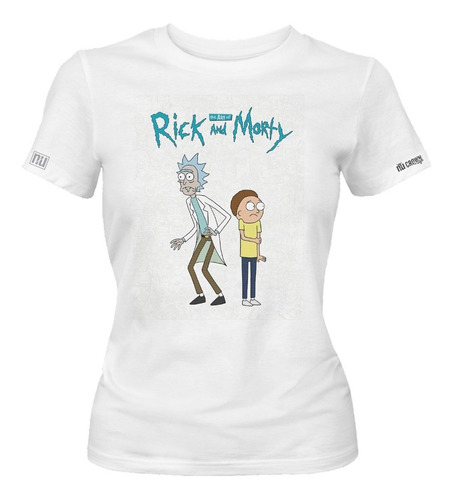 Camiseta Rick And Y Morty Arte Poster Dama Mujer Idk