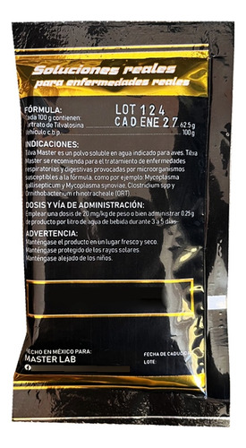 Tilva Master 50gr Pulmones Sanos Para Gallos Gallinas