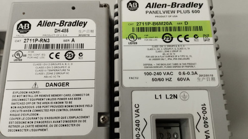 2711p-b6m20a - Ihm Allen Bradley - Panelview Plus 600 (Usado)