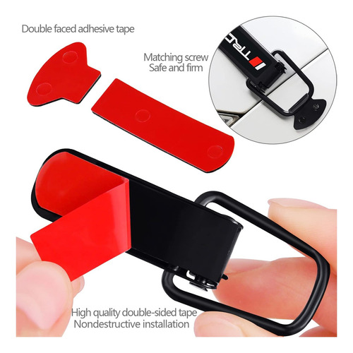 2u Broche Sujetador Metálico De Parachoques Tuning Universal