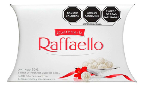 Chocolates Raffaello 60g (con 6 Chocolates)