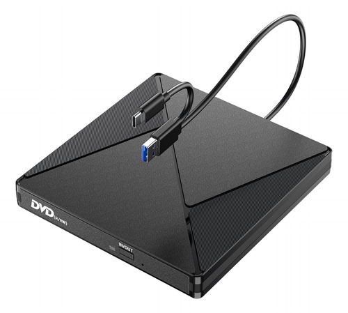 Reproductor De Dvd Unidad De Cd Externa Usb 3.0 Usb C Para O