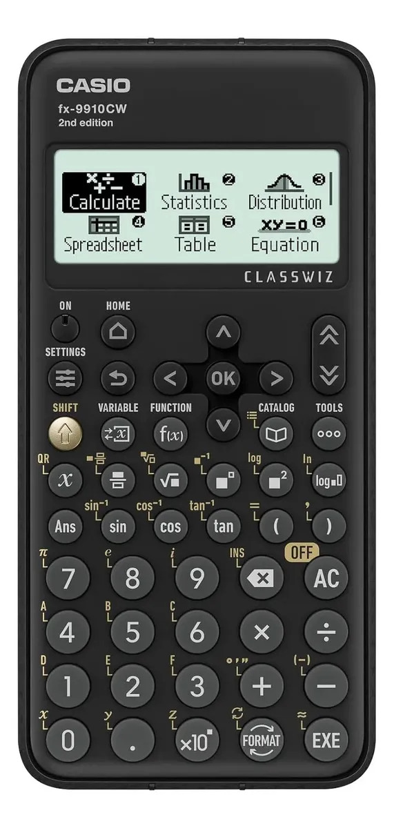 Calculadora Científica 2026 Casio Fx-9910cw 2nd Edition Negro