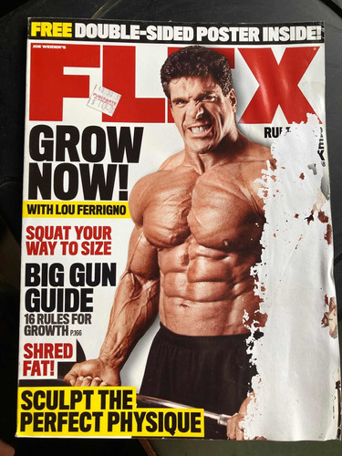 Flex Lou Ferrigno Con Poster Doble Cara.