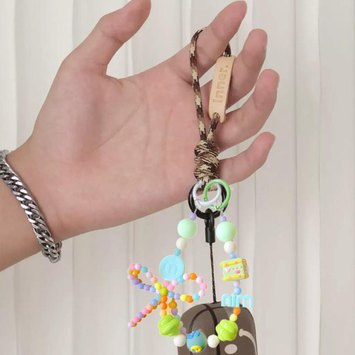 Llavero Con Cuentas, Decoración De Mochila Para Viajes,