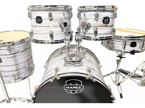 Bateria Mapex Prodigy White Wood Grain Fi Completa +