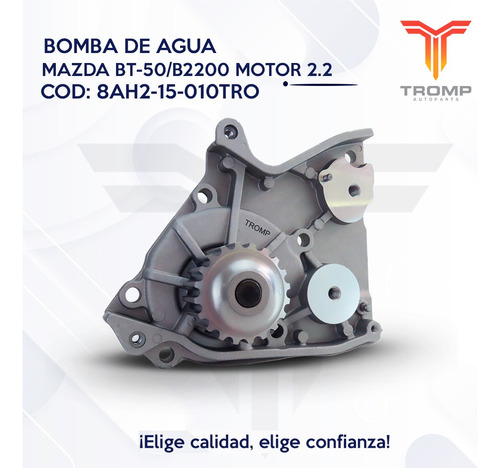 Bomba De Agua Mazda Bt-50/b2200 Motor 2.2
