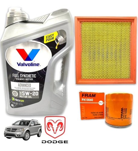 Kit Service Dodge Journey 2.4 2.7 Aceite 5w20 + Filtros