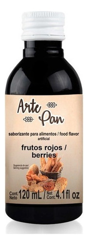 Concentrado Arte Pan De Frutos Rojos 120ml, Marca Deiman.