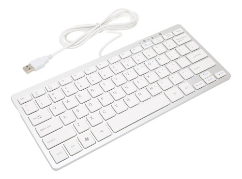 Teclado Con Cable Usb, Mini, Ultra Delgado, 78 Teclas De Tij