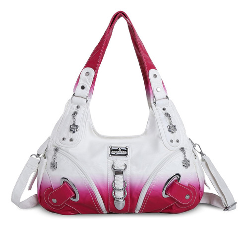 Monederos Y Bolsos Angelkiss Hobo Para Mujer Satchel Hand...