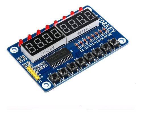 Ec Buying 2 Modulos De Pantalla Tm1638 De 8 Bits, Tubo Digit